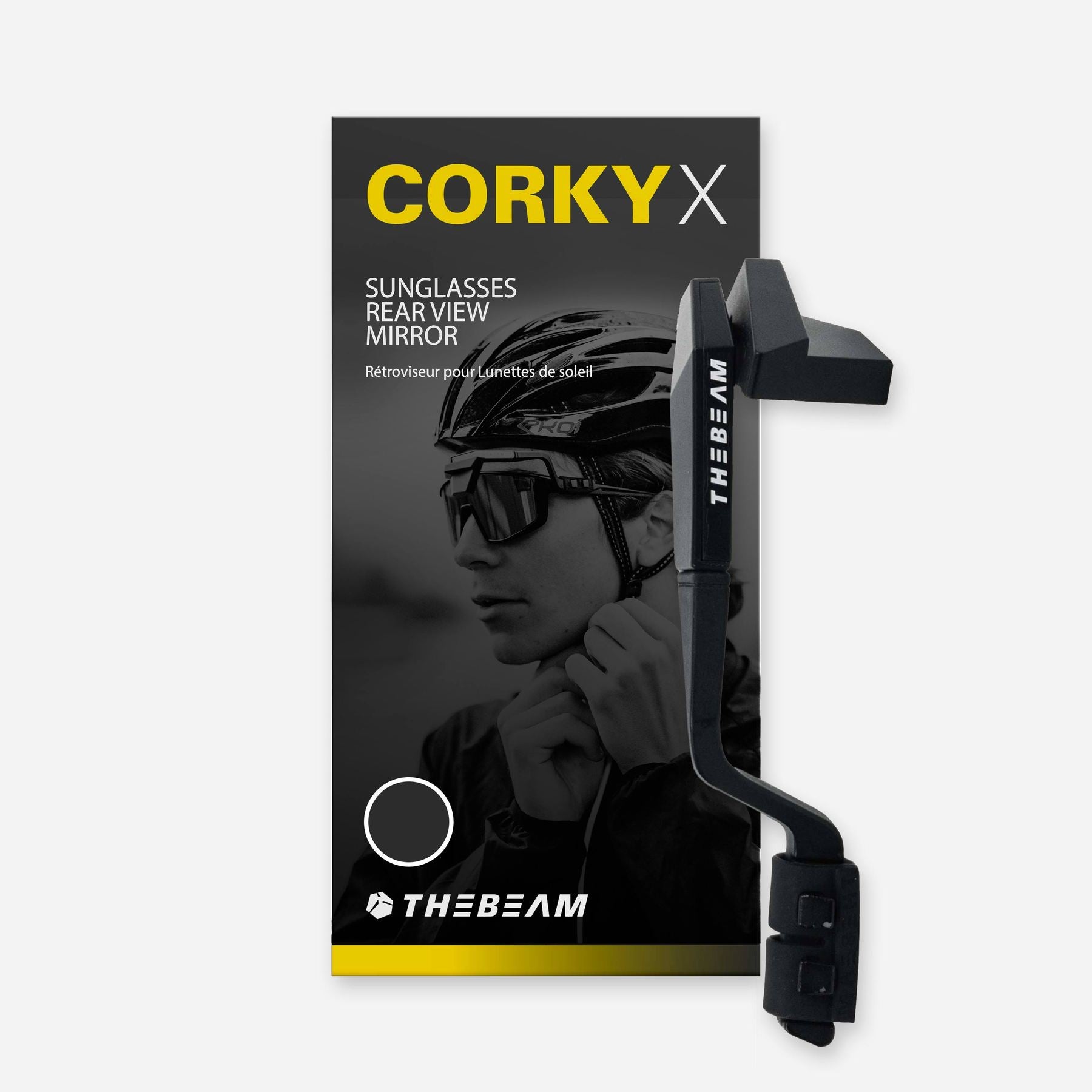 the beam corky urban bike mirror The Beam Corky X Black