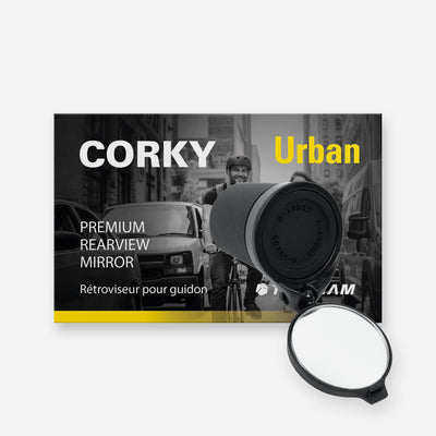 Corky Urban | Flat Bar Rear View Mirror